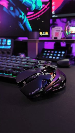 the_setup_vault on Instagram: "New Mouse unlocked! The Angry Miao AM INFINITY Mouse just landed on my desk and the vibe is unreal. @angry.miao 🖱 AM INFINITY Mouse Magnetic Levitation Scroll Wheel Tri-mode wireless connectivity Hot swappable micro switches Low latency performance built for aim demons 🔥 ⚡ 🎮 ✨ ____________________________ 📷 Follow for more gaming photos & reels! @the_setup_vault ❤️ Please Like, Comment & Share! ❌️ Do not share without credit! ✉️ DM for collabs! ________________