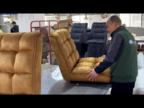How Chair Factory Mass Produce High-Quality Chairs. Dining Chair Manufacturing Process
