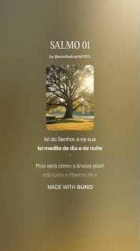 SALMO 01 #salmo1#hinogospel#louvorbíblico#músicacristã#adoração