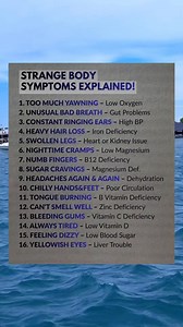 Strange body symptoms explained 🌸 #health #fblifestyle | HealthLiving Zone