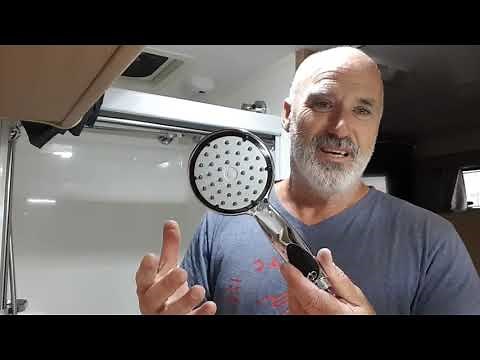Awesome water saving low flow caravan / freecamp shower rose