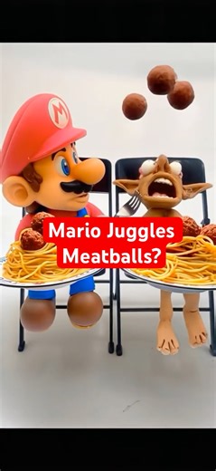Mario Juggles #funny # brainrot
