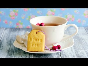 How to Make Tea Flavor Cookies - 4 Ways (Original, Matcha Green Tea, Earl Grey, and Rose)
