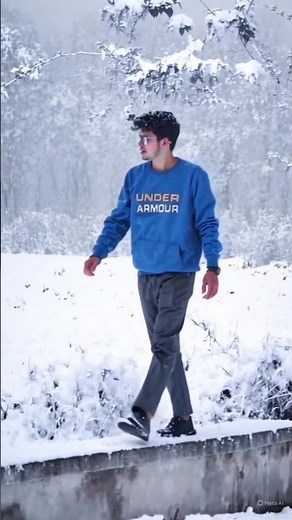 Trending Ai Snowfall Effect Reels Editing Tutorial | Instagram Viral Snowfall Video Editing