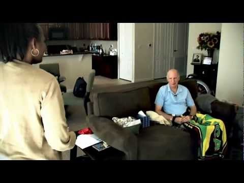 Multiple Sclerosis (MS) Patient Receives Personal Care at Home