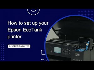 How to Set Up Your Epson EcoTank Printer | Complete Setup Guide