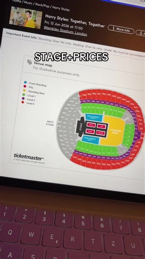 Amsterdam prices!!! Prices are subject to change without notice. All information is provided without guarantee. #harrystyles #kissallthetimediscooccassionally #togethertogether #concert #harrystylesconcert