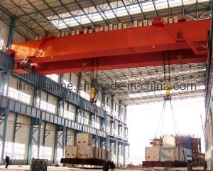 [Hot Item] Top Running Double Girder Rail Overhead Crane 16 Ton 10 Ton Bridge Crane