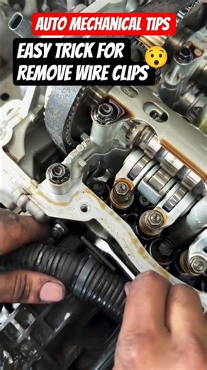 how to remove wire clips #automobile #automotivetools #dieselenginepart #mechanic #machinist