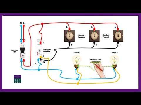 Comment Brancher Et Installer Un Telerupteur Avec Bouton Poussoir