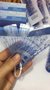 20 Blades Plastic Feeler Gauge 0.1-2.0mm Plastic Thickness Gauge