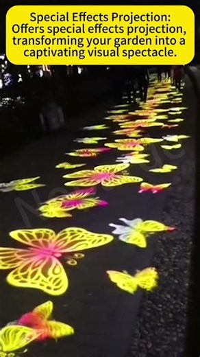 Dynamic Gobo Projection Light, Easy to Operate, Perfect for Stage & Outdoor Decor