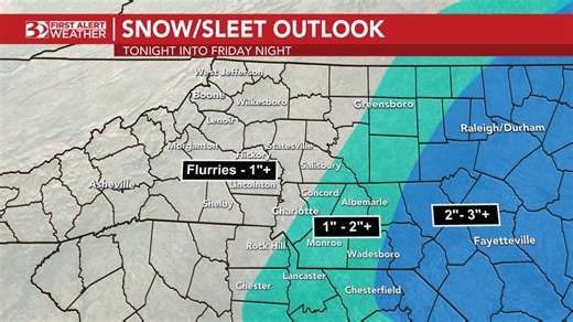 First Alert: Frigid temperatures for Friday, with Winter Weather Advisories in effect