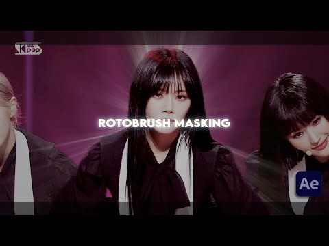 Easiest way to Mask (Rotobrush) | ae After Effects tutorial
