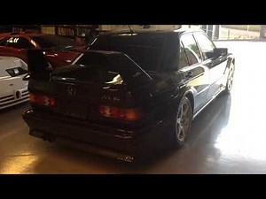 Mercedes Benz 190E 2.5 16 EVO II Start up and Walk around in socal