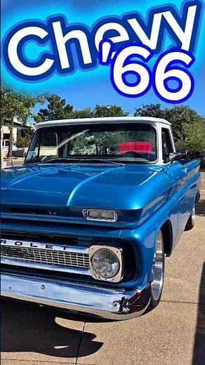 Stunning blue 1966 C10 First Gen Chevy Pickup | Classic Truck #chevrolet #automobile #classiccar