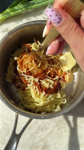 5-Minute Miso Buttered Noodles (Only 3 Ingredients!) #shorts #misonoodles #easydinners