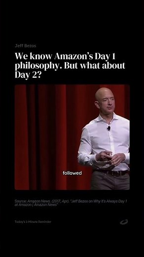 Jeff Bezos - What does Day 2 look like in Amazon?