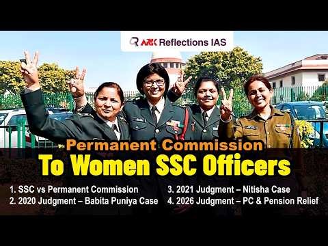 Permanent Commission for Women SSC Officers | Full Guide & Latest Update