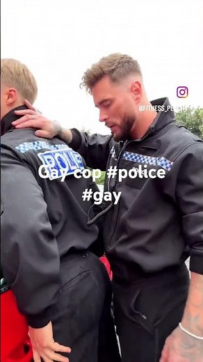 gay cop men kissing #gay #lgbt
