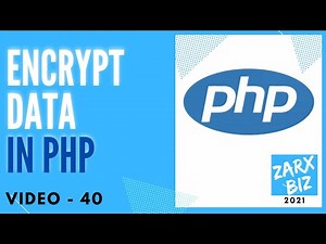 #40 Encrypt data in PHP | PHP tutorial | Learn PHP programming | hashing algorithm in PHP