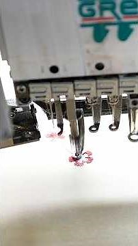 How Embroidery Machine works Visuals and Sounds Video #shorts #workers #theworkershub