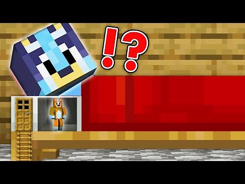 Bluey And Bingo BUILD A SECRET BASE UNDER BED in Minecraft