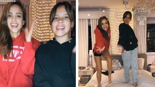 Jessica Alba shares adorable dance TikTok with daughter Honor