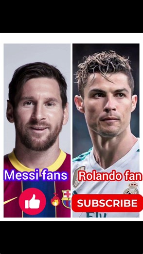 Messi fans ⚡ Rolando fans#rolando #messi