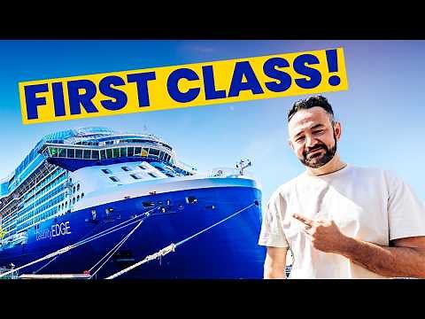 Boarding a $1 BILLION Cruise Ship in FIRST CLASS!