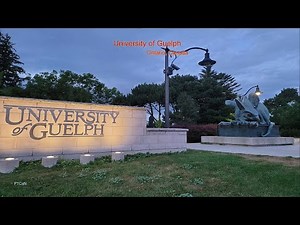 University of Guelph (Ontario, Canada), Main Campus Walk, Summer 2021
