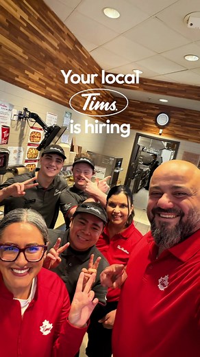 Being a Tims Team Member is more than serving coffee, it’s about building connections with guests and colleagues and learning developmental career skills that take you further. Join the Tims team today. 👋 Local owners: Marwan and Angela Hage 📍Location: Ontario