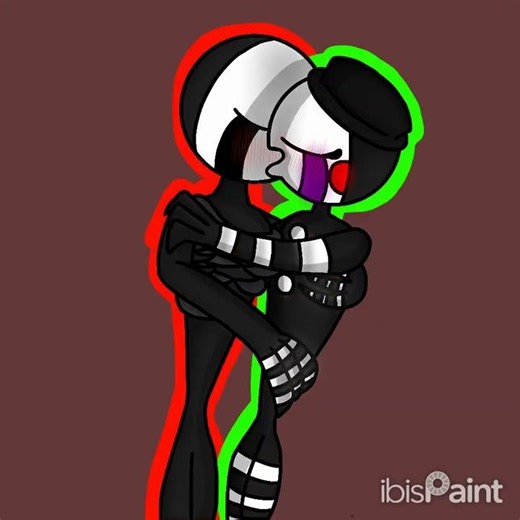 nightmare kisses hes wife #fnaf