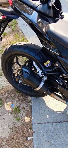 new exhaust on the Vitacci GTO #vitacci #250cc #motorcycle #motorcycles