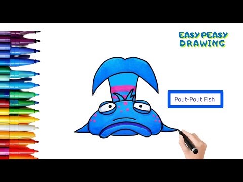 How To Draw The Pout Pout Fish 🐟