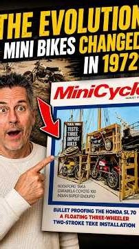 "Inside a 1972 Minicycle Magazine! Vintage Mini Bikes & Mini Cycle Evolution "