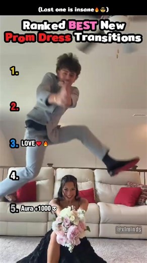 Ranked New Prom Dress Transitions