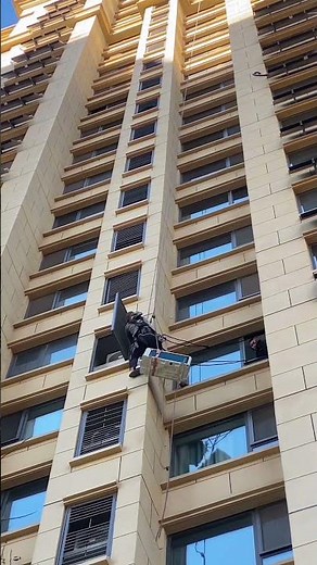 High rise air conditioning installation process