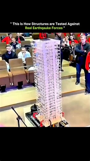 SCIENCE - EXPLAINED on Instagram: "Building a skyscraper or a bridge isn’t just about materials — it’s about surviving nature’s worst shakes. • Shake tables: Scale models of buildings are placed on moving platforms that mimic real earthquakes • Sensors everywhere: Accelerometers and strain gauges record stress, vibration, and deformation • Simulated forces: Engineers apply forces from multiple directions to replicate seismic waves • Failure analysis: Weak points are identified before real-world