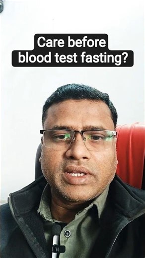 Care should be taken while fasting blood test #prashantvankore