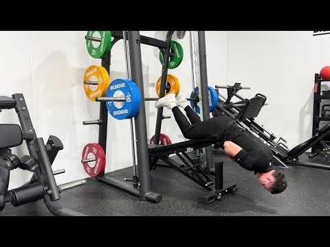 Hamstring - GHR Smith Machine with Incline Bench