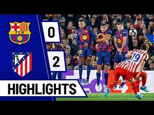 Julian Alvarez Crazy Free kick | Barcelona vs Atletico Madrid Highlights 2026