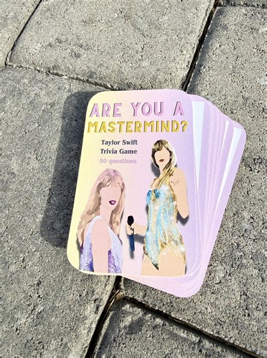 Are You A Mastermind?: Taylor Swift Trivia Cards - Etsy