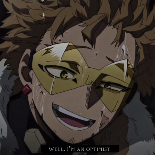 Animated Panel of Hawks from My Hero Academia