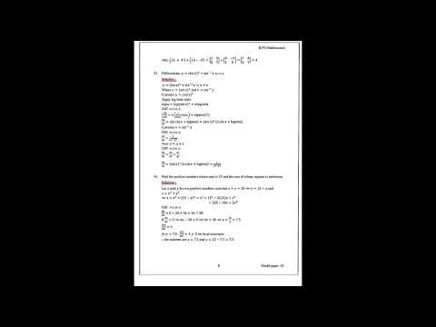 # maths model paper# model paper # passing package # previous year papers