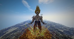 Dragonball Son Goku SSJ Organic Minecraft Map