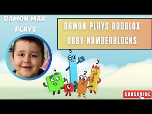 🤣 Silly Jumps & Crazy Falls in Roblox NumberBlocks Obby | Damon Max Plays