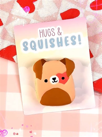Hugs, squishes, and Valentine's wishes! 💕🐶 Pair our Hugs & Squishes Valentine’s backer with the dog cutter you’re seeing here (and yes! There’s a matching cat too 😻). Soft, sweet, and impossible not to Eat! Find the whole collection on our site, just type