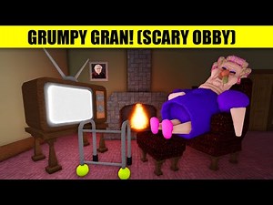 GRUMPY GRAN Hard Mode! OBBY roblox! Gameplay Walkthrough No Death 4K