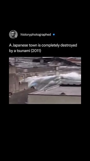 History Photographed | The 2011 tsunami, triggered by the massive Great East Japan Earthquake, devastated many coastal towns along the Tōhoku region, with the... | Instagram